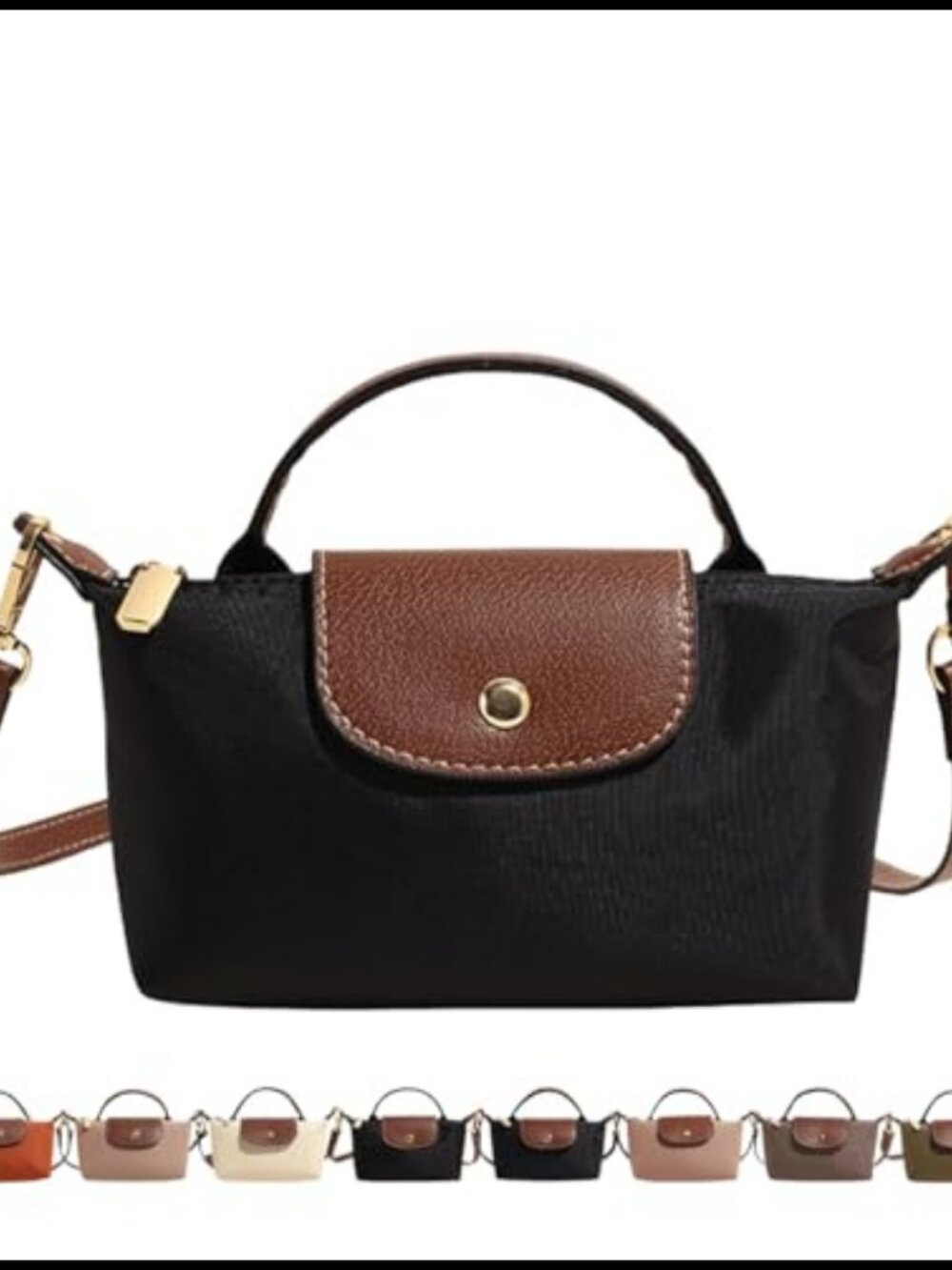 Mini Crossbody Bag Adjustable Strap Zipper Shoulder Purse for Women
